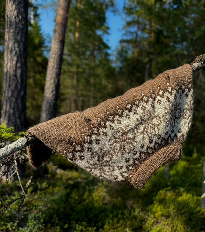 Isrosegenseren Jr - garnpakke (brun)