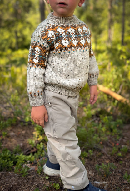 Magnusgenseren - garnpakke (gul tweed)